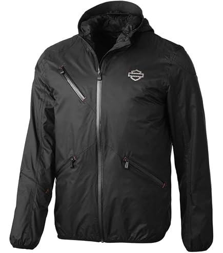 Amazon.com: Harley-Davidson Men's Vertical Stripe Hooded Stretch